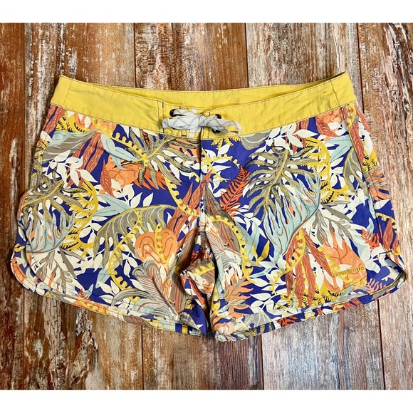 Patagonia Pants - Patagonia Barely Baggies Shorts 2.5 Joya Flora Violet Blue Womens 6